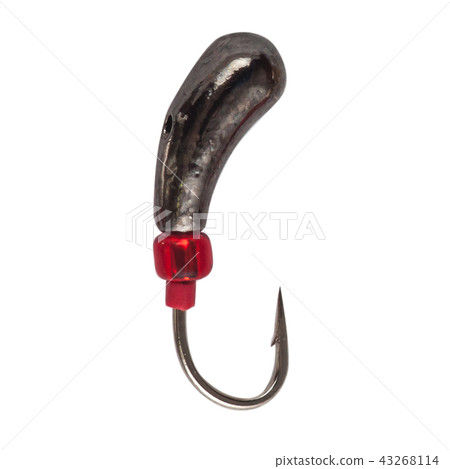 Fishing mormyshka Wobbler fishing theme over white Fishing mormyshka Wobbler fishing theme over white 43268114