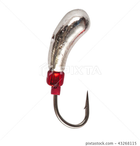 Fishing mormyshka Wobbler fishing theme over white Fishing mormyshka Wobbler fishing theme over white 43268115