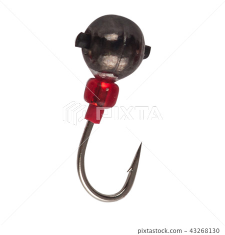 Fishing mormyshka Wobbler fishing theme over white 43268130