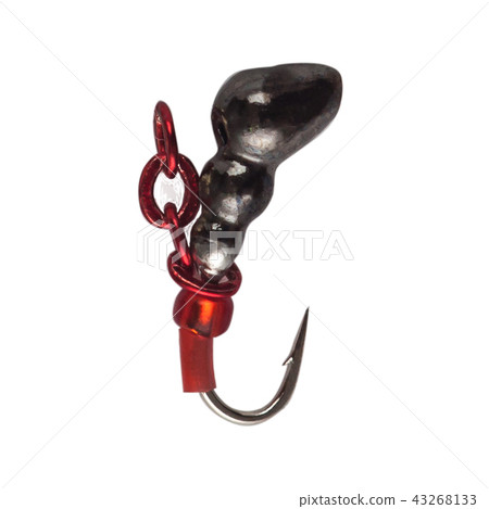 Fishing mormyshka Wobbler fishing theme over white Fishing mormyshka Wobbler fishing theme over white 43268133