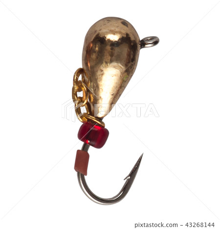 Fishing mormyshka Wobbler fishing theme over white Fishing mormyshka Wobbler fishing theme over white 43268144