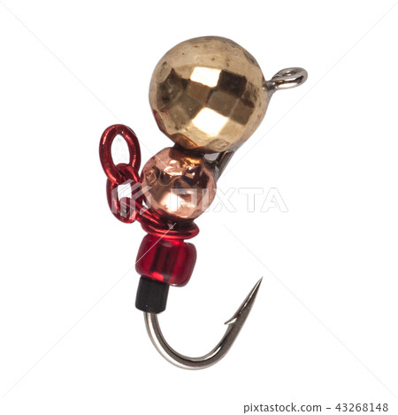 Fishing mormyshka Wobbler fishing theme over white Fishing mormyshka Wobbler fishing theme over white 43268148