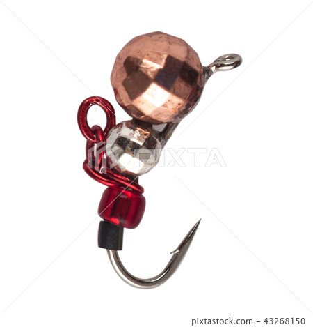 Fishing mormyshka Wobbler fishing theme over white Fishing mormyshka Wobbler fishing theme over white 43268150
