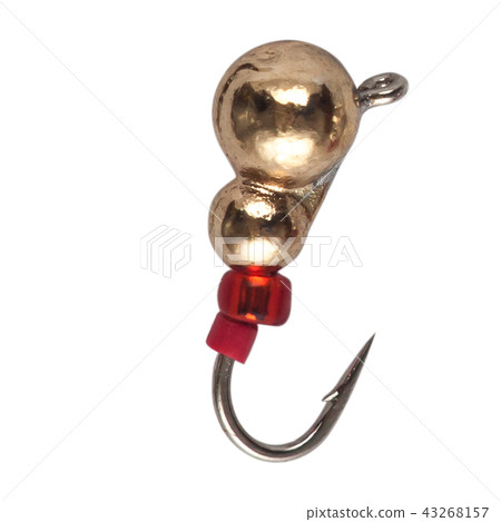 Fishing mormyshka Wobbler fishing theme over white Fishing mormyshka Wobbler fishing theme over white 43268157
