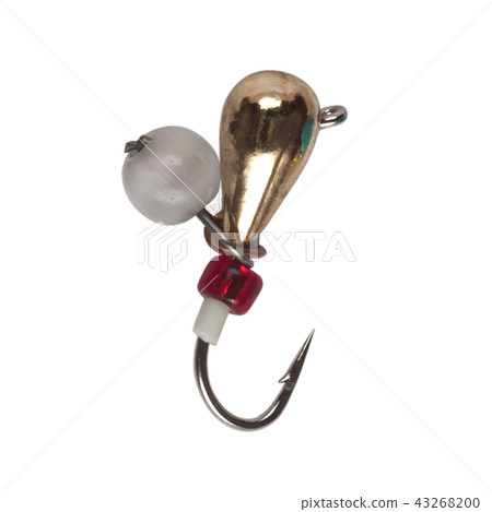 Fishing mormyshka Wobbler fishing theme over white Fishing mormyshka Wobbler fishing theme over white 43268200
