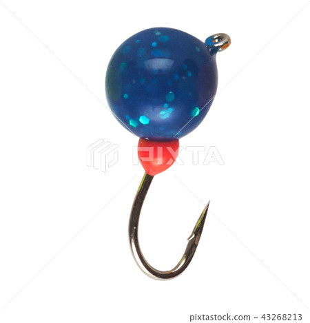 Fishing mormyshka Wobbler fishing theme over white Fishing mormyshka Wobbler fishing theme over white 43268213