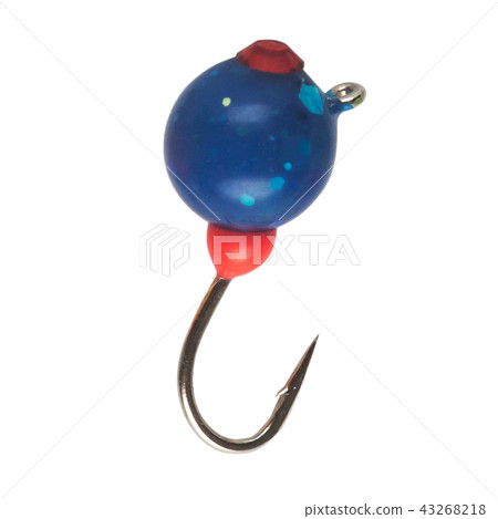 Fishing mormyshka Wobbler fishing theme over white Fishing mormyshka Wobbler fishing theme over white 43268218