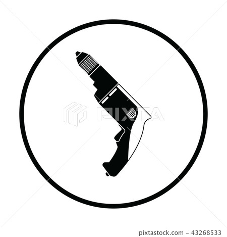 Electric drill icon 43268533