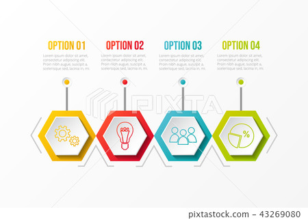 colorful buttons timeline with set of icons high-res... Colourful timeline with business icons. Vector. - Stock Illustration ...