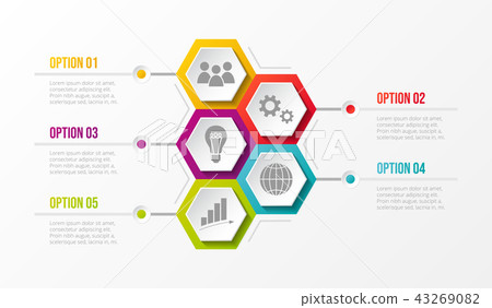 Business infograph with icons. Vector. 43269082