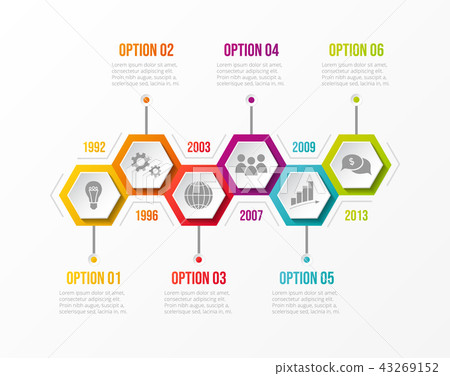 Infographic with business icons. Vector. Infographic with business icons. Vector. 43269152