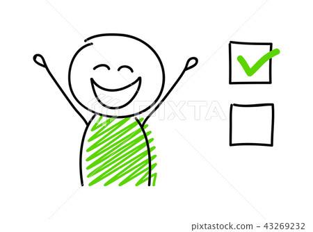 Happy, man, stick figure, stickman, success icon - Download on Iconfinder