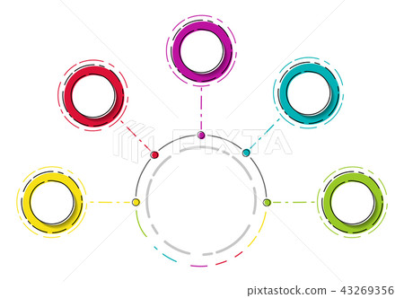 Layout of empty infographic - concept. Vector. 43269356