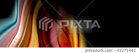 Rainbow fluid abstract shapes, liquid colors design, colorful marble or plastic wavy texture Rainbow fluid abstract shapes, liquid colors design, colorful marble or plastic wavy texture 43271443