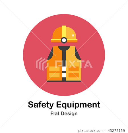 Safety Equipment Flat Icon Safety Equipment Flat Icon 43272139