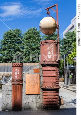 Nagaoka fireworks display cylinder monument 43272459