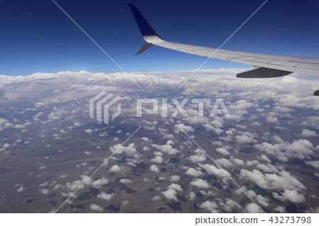 American plateau seen from the sky above Colorado 43273798