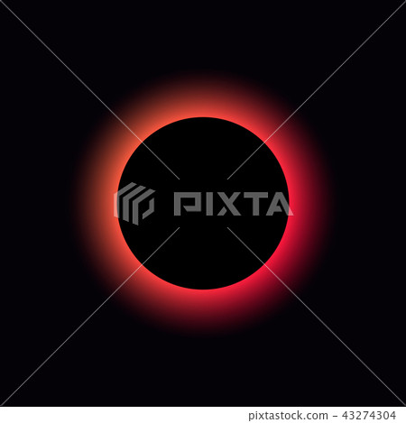 solar and lunar eclipse vector 43274304