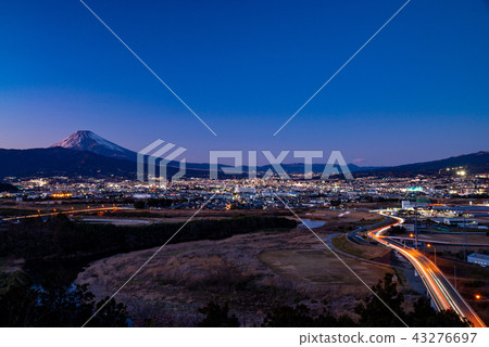 （靜岡縣）伊豆中央步道和富士山 43276697