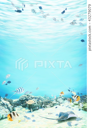 例證在熱帶海洋 43279079