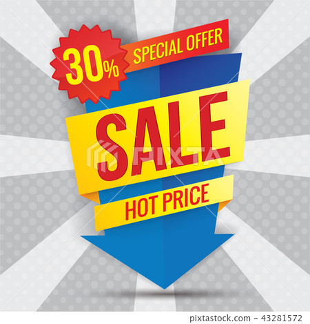 Sale banner template design, Hot price Sale banner template design, Hot price 43281572
