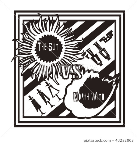 北風和太陽的輪廓 43282002