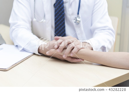 Healthy and medical concept. Doctor and patient 43282228