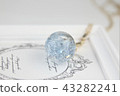 Glass ball necklace 43282241