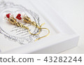 Heart-filled glass ball earrings 43282244