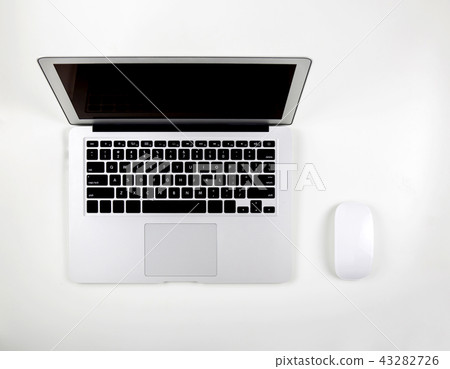 Top view of laptop computer display screen monitor 43282726