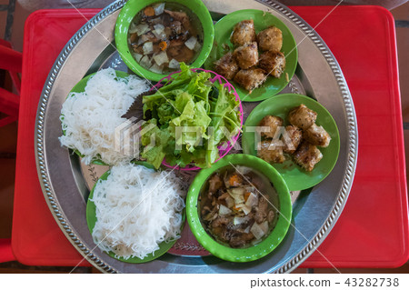 Bun Cha is one of the famous Vietnamese dish. 43282738