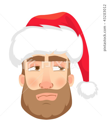 head of man in hat 43283012