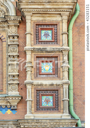 Detail of Church of Savior on Blood. St Petersburg 43283151