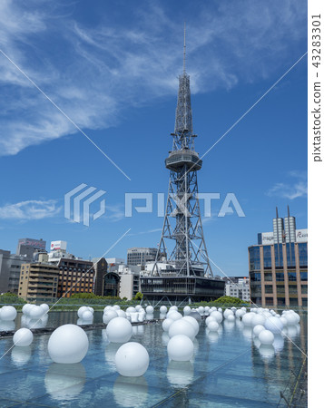 名古屋市風景在夏天 名古屋市風景在夏天 43283301