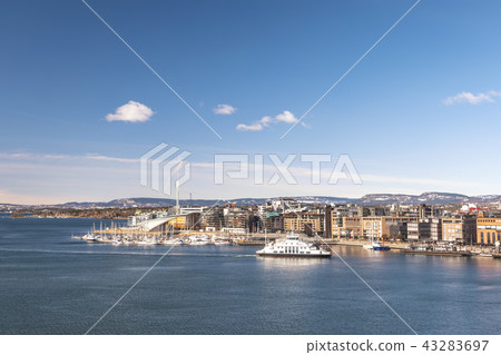 Oslo city skyline at Oslo Harbour, Norway Oslo city skyline at Oslo Harbour, Norway 43283697