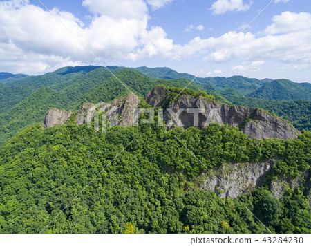Yatsura Mountain Aerial Photography (Hokkaido Sapporo City) Yatsura Mountain Aerial Photography (Hokkaido Sapporo City) 43284230