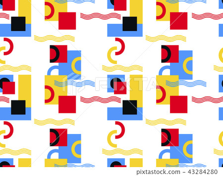 Bauhaus design seamless pattern. Geometric. Vector Bauhaus design seamless pattern. Geometric. Vector 43284280