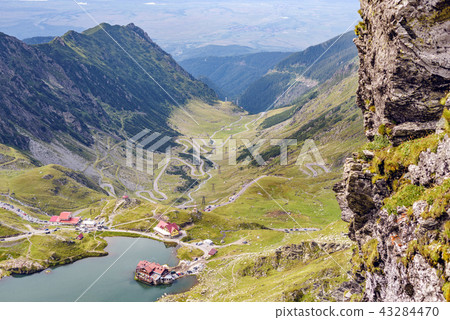 Balea Lake from top view Balea Lake from top view 43284470