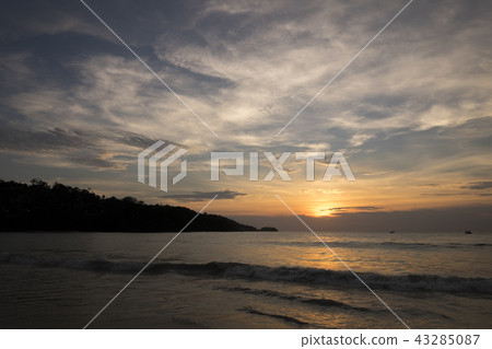 Phuket Patong Beach Sunset 43285087