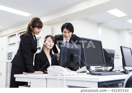 女商人會議計算機隊隊辦公室商人 43285542