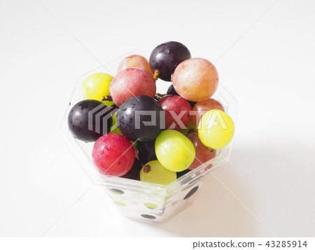 Assorted grapes in a cup Assorted grapes in a cup 43285914