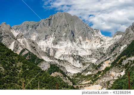 Marble Quarries of Carrara - Apuan Alps Italy 43286894