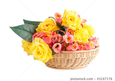 Roses in basket Roses in basket 43287178