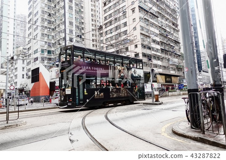 Hong Kong tram Hong Kong tram 43287822