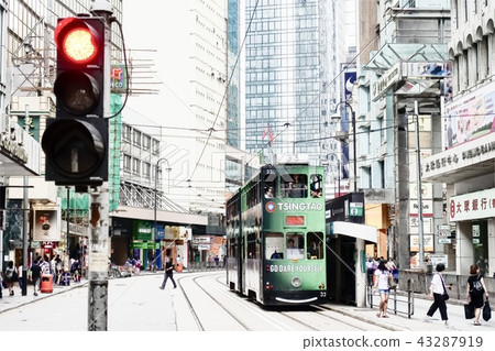 Hong Kong tram Hong Kong tram 43287919