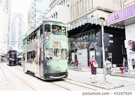 Hong Kong tram Hong Kong tram 43287920