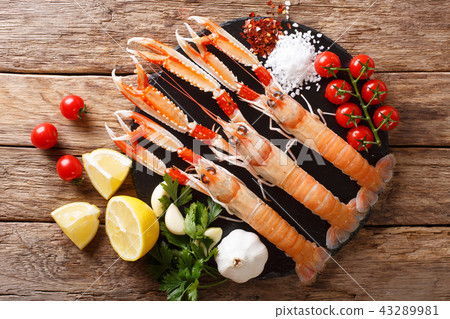 Luxury fresh raw langoustine, scampi 43289981