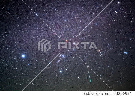 Gemini meteor shower and Orion Gemini meteor shower and Orion 43290934