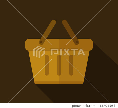 shopping basket icon 43294561