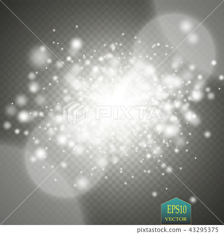 White glowing light burst explosion. - Stock Illustration [43295375 ...